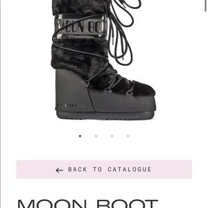 MOON BOOT CLASSIC FAUX FUR BLACK - SOLD OUT ONLINE